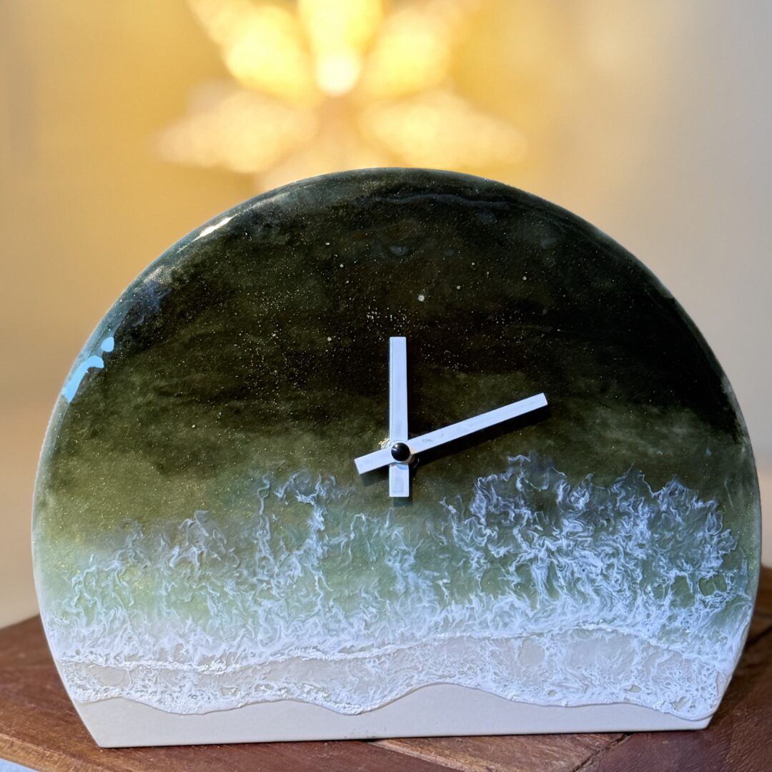 Reloj semicírculo