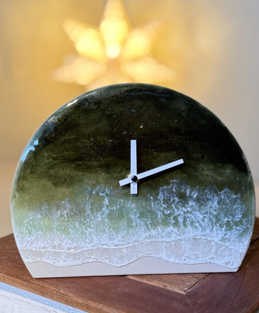 Reloj semicírculo