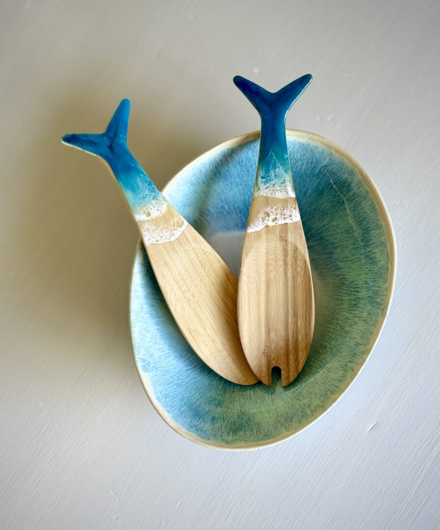 Cucharas de madera decoradas
