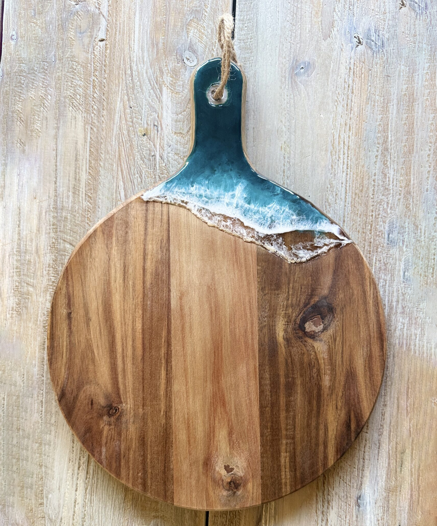 Tabla de cocina decorada